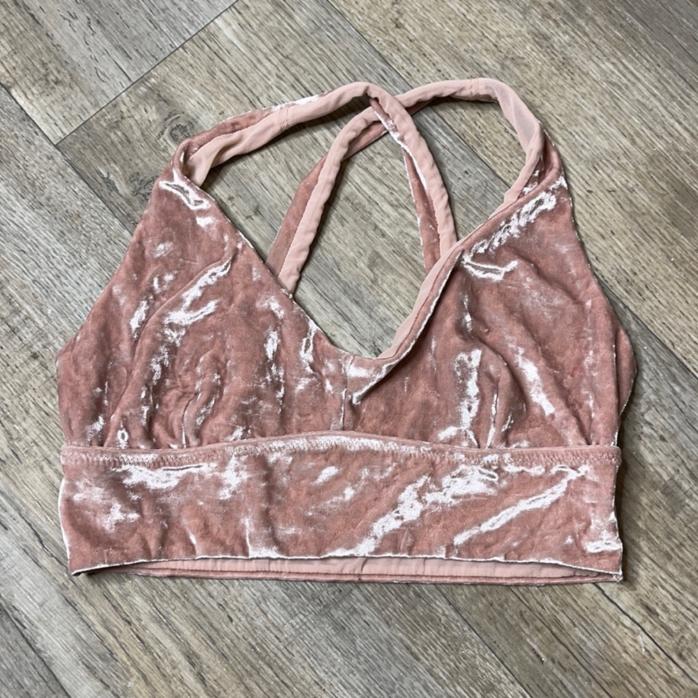 Velvet bralette